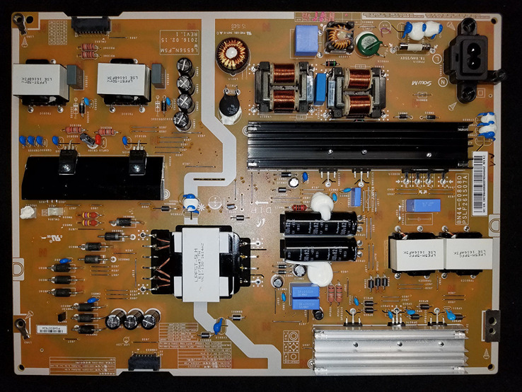 Samsung BN44-00808D Power Supply Board PSLF261S07A L65S6N_FSM UN
